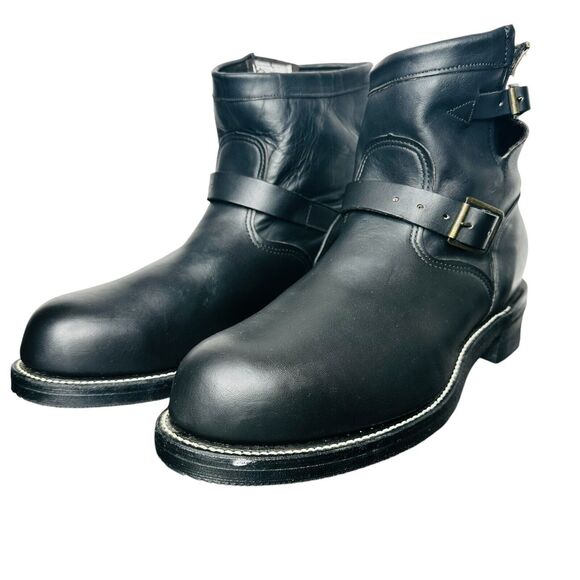 Chippewa Other - Chippewa Men’s 7" Motorcycle Leather Boot Black Steel Toe 27872 Vibram Sole 13D